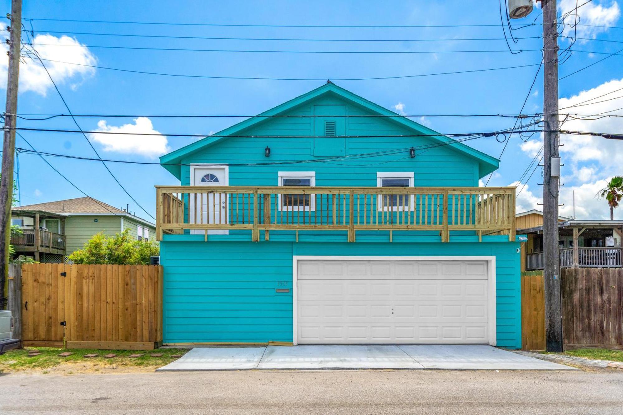 Nr Beach Pier Oasis Game Tables Yard Bbq 加尔维斯敦 外观 照片